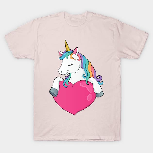 Unicorn Love T-Shirt by TrendX